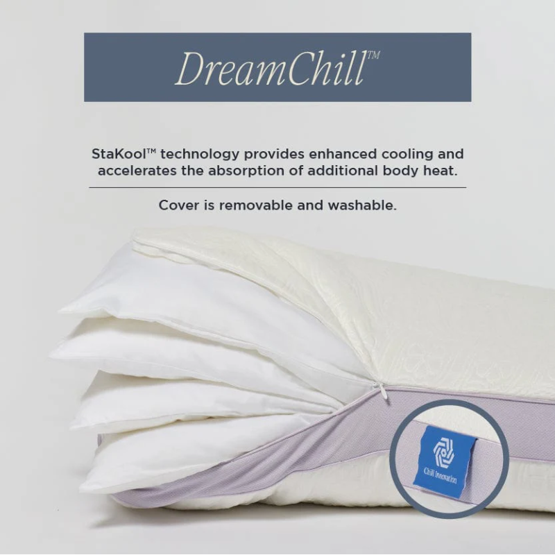 DreamFit DreamChill Adjustable Quattro Pillow | 4 Inserts