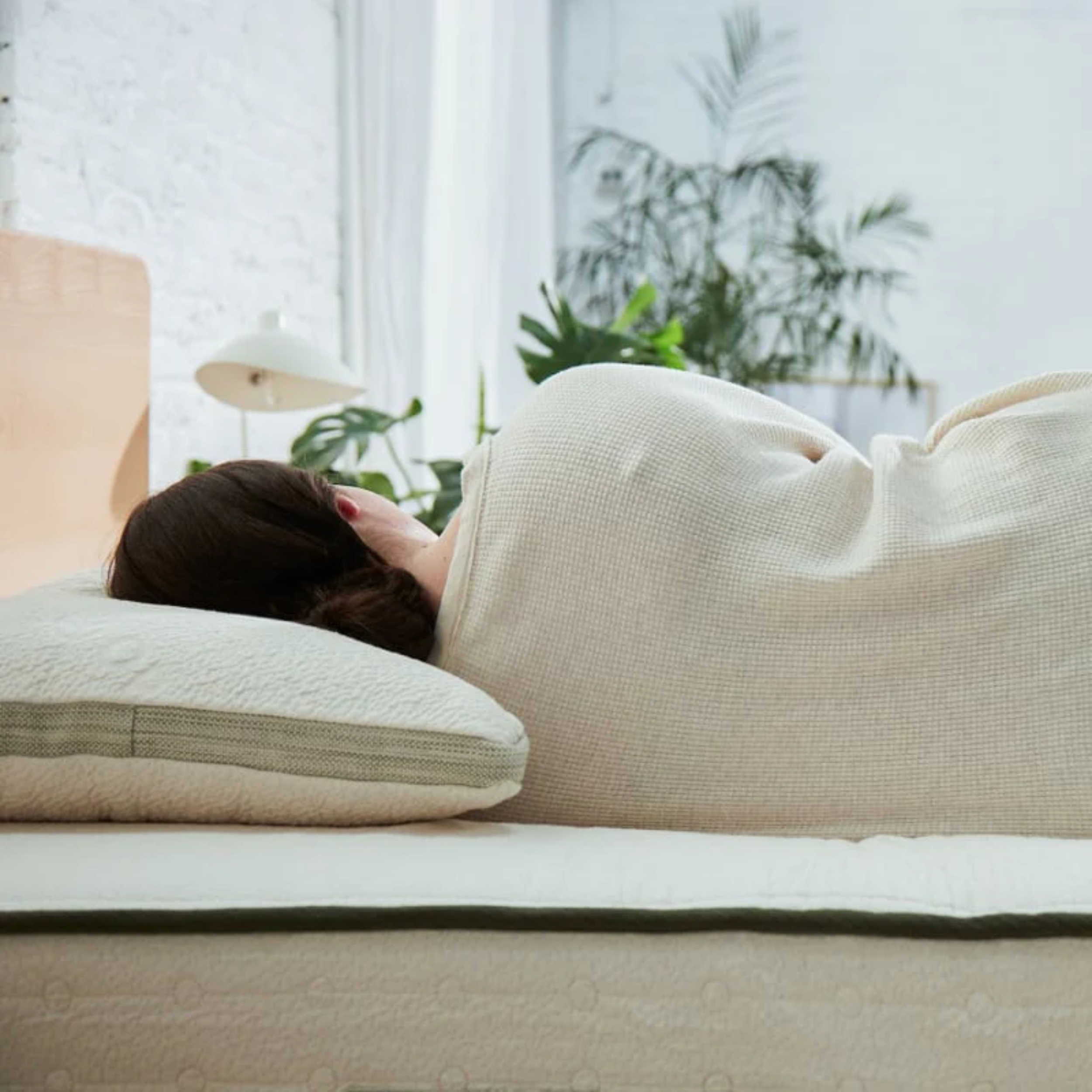 Avocado Green Pillow: Adjustable Organic